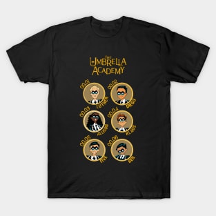 UMBRELLA ACADEMY: ALL CHARACTERS CARTOON T-Shirt